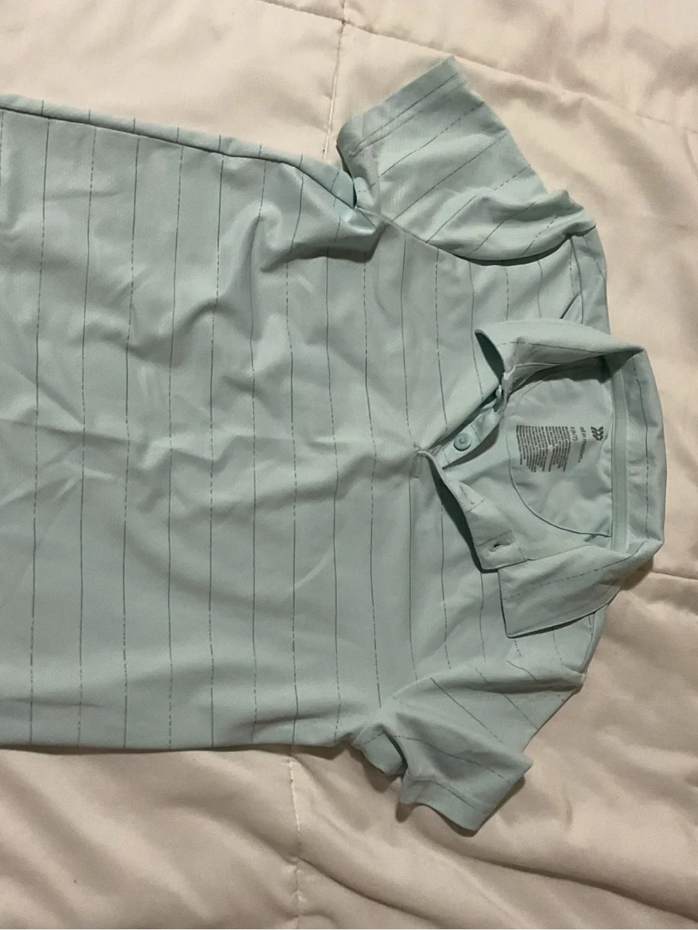 all in motion Light Blue Striped Polo Shirt for Kids